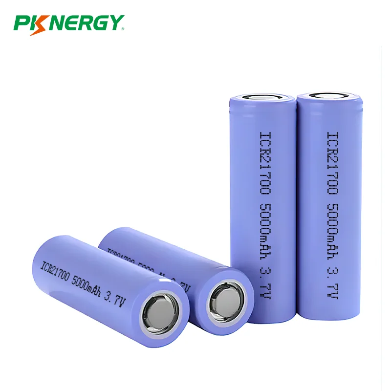 Rechargeable A Grade High Quality Long Cycle Life 3.7v 5000mAh 21700 Cell Lithium Ion Battery
