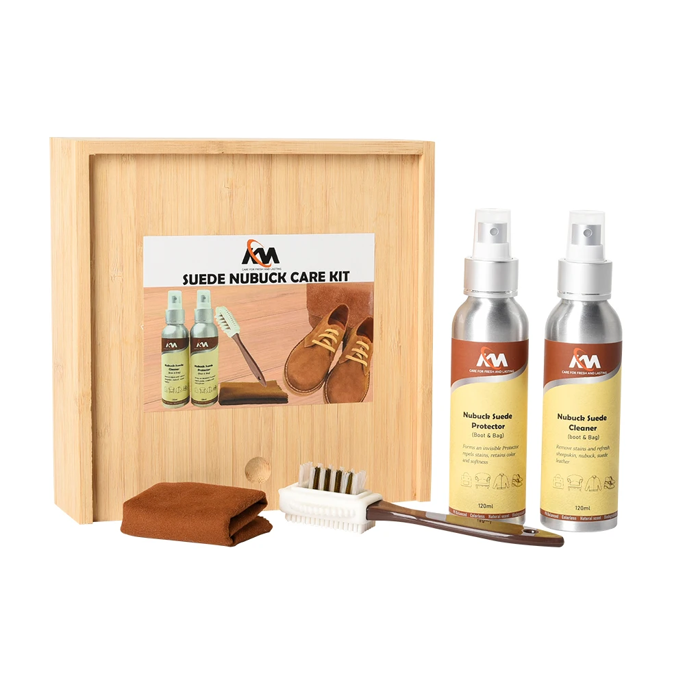 KM Sneaker care supplies Shoe Cleaning Kit Box Fleece Sneakers Shoes cleaning and care kit spray brushes and lint