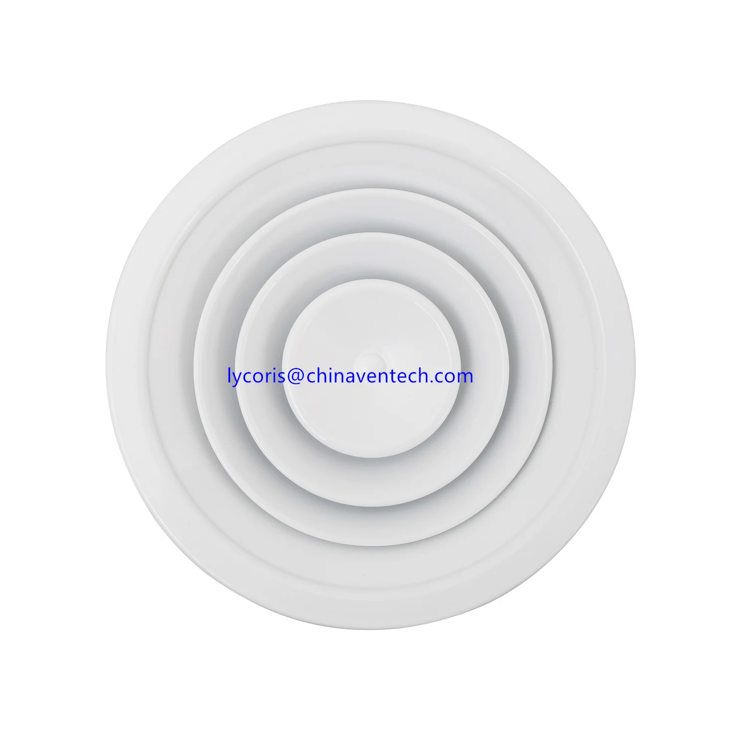 round air duct aluminum central air conditioning ceiling diffuser round ceiling diffuser with plastic damper