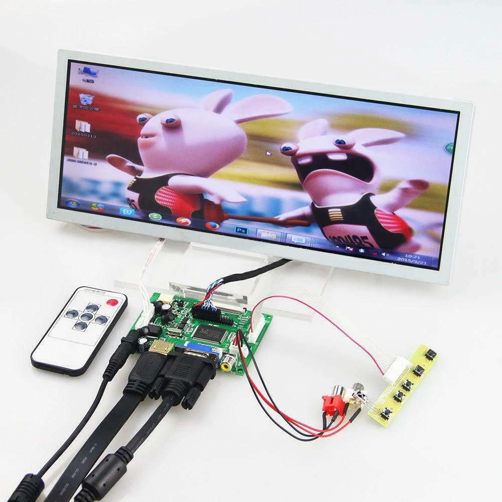 Lcd Lvds Display Module High Brightness Car Navigation Automotive Screen Inch Tft Bar in Stock 12.3 1920X720 700 Cd/m2 1PCS