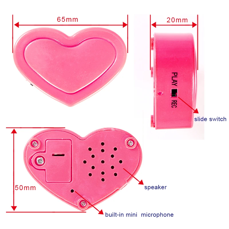 plush toys recordable voice recording module for dolls voice recorder device with play back for stuffed animal toy