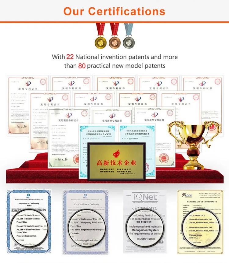 FST800-211A Firstrate 0-10bar Vacuum 0545v 05v pressure transducer Transmitter for refrigeration