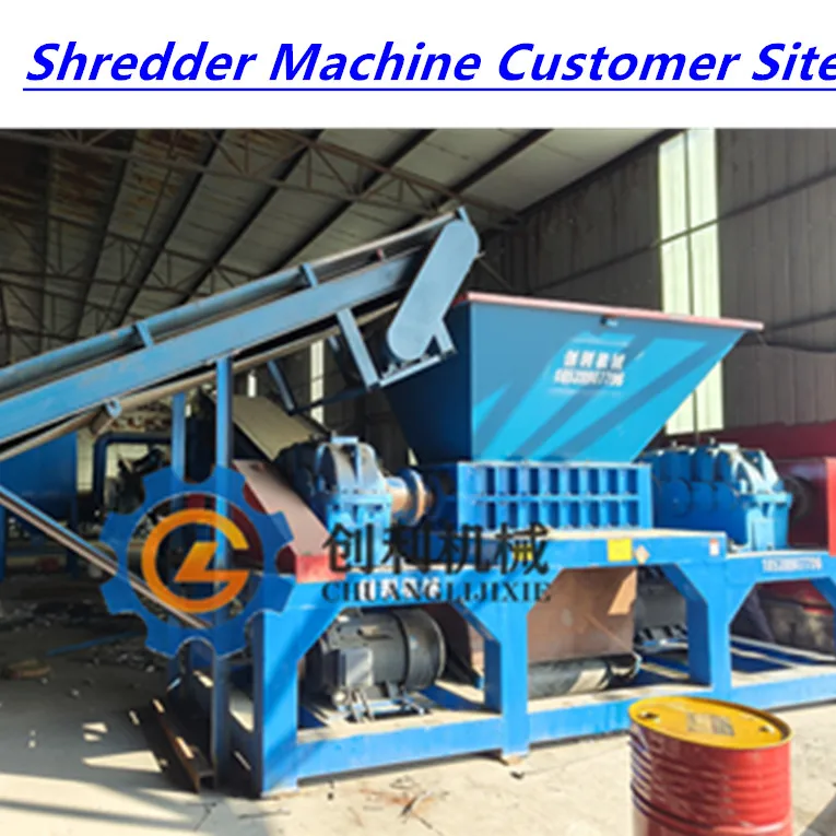Scrap Metal Plastic Leather Belt Cutting Machine Industrial Shredder Machine For Cardboard Car Shell Shredder Machine