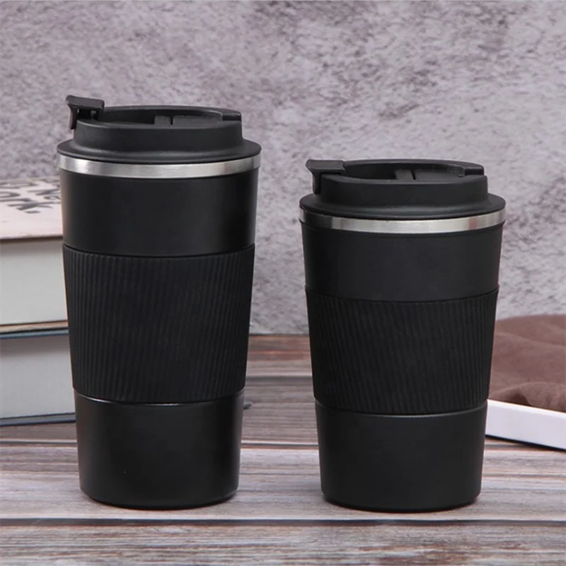 New 304 stainless steel 380ml coffee cup vacuum mug outdoor portable car water cup gift cup can be customized