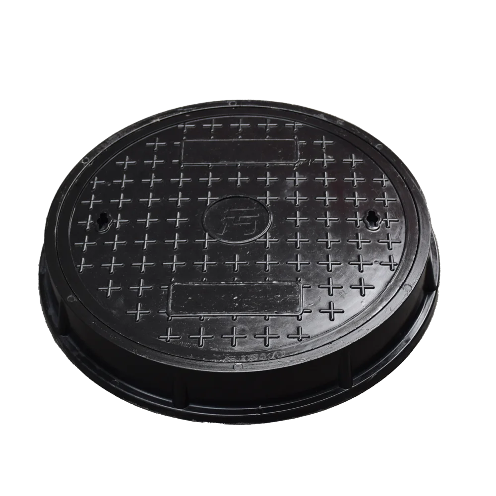 Factory sales  Fiber plastic square EN124 high strength Composite manhole cover
