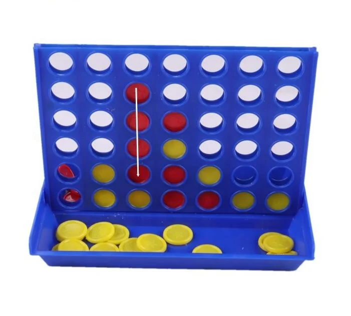 Plastic Game Connect 4 Game set 4 in a row for Kids Fun and Education