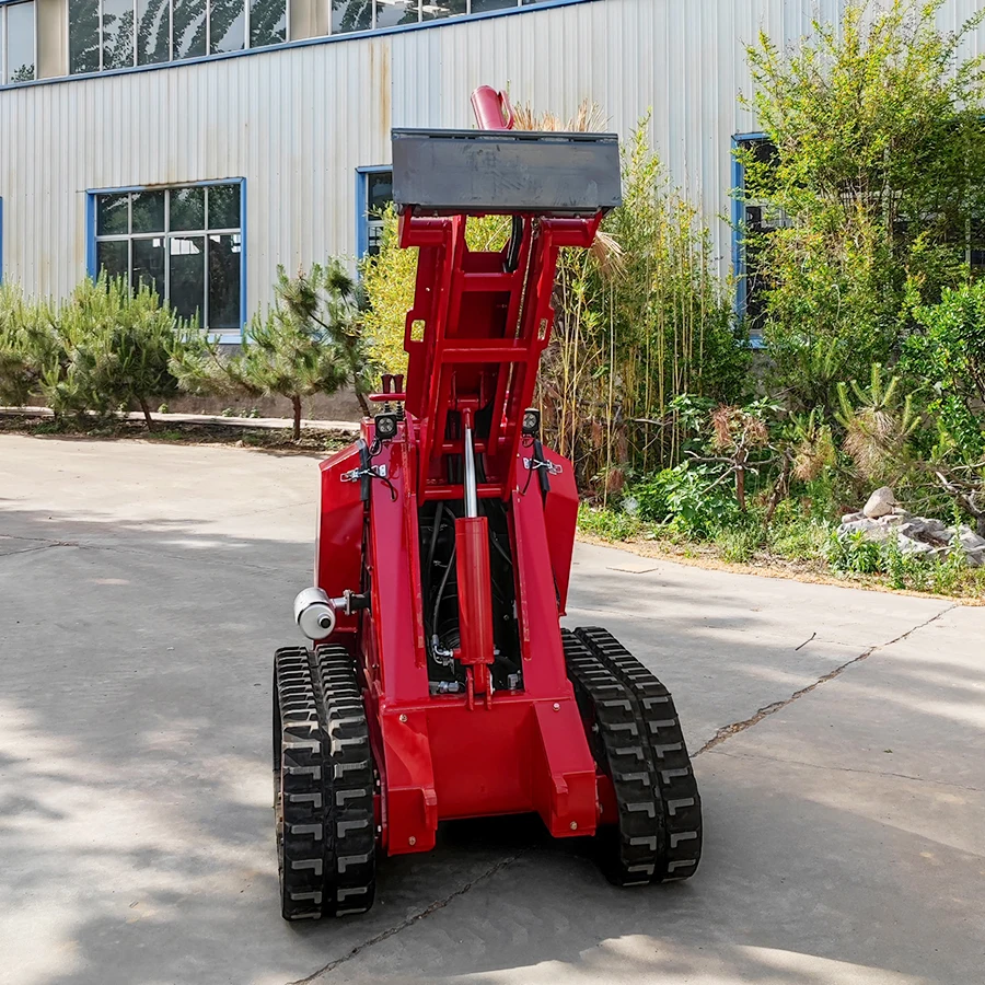 Мини садовый трактор экскаватор-погрузчик маленький на продажу