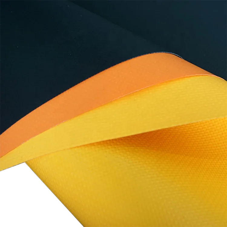 NFPA701 fire resistance PVC anti-static mining ventilation duct fabric