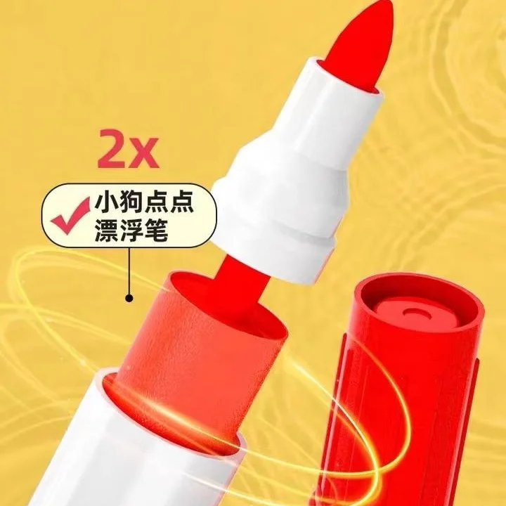 Детский Волшебный акварель с плавающим узором рисование каракули плавающий маркер ручка кисть Набор для