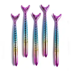 Creative Gradient 0.5mm Ballpoint Pen Kawaii Mermaid Pen Novelty 1mm Gel pen For Kids Gift School Office Stationery Supplies