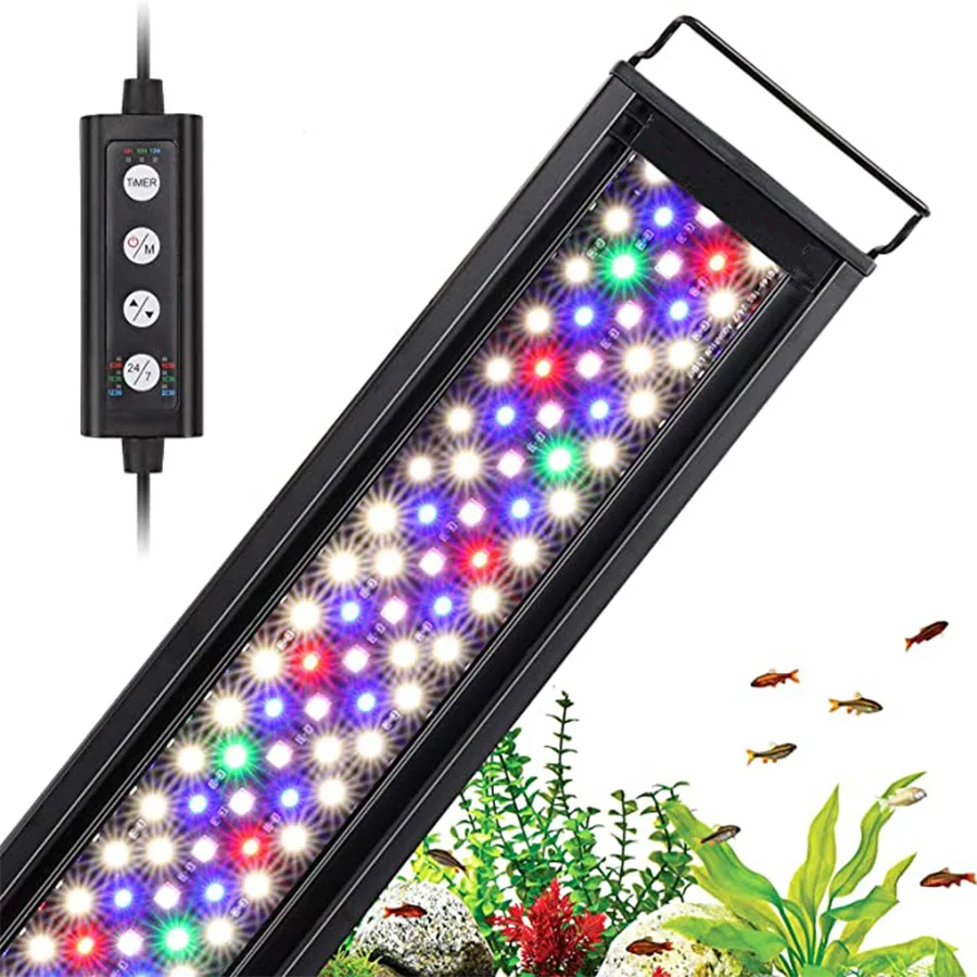 Direct Factory 24/7 Wrgb Sunrise Sunset Full Spectrum Aquarium Led Light For Fish Tank