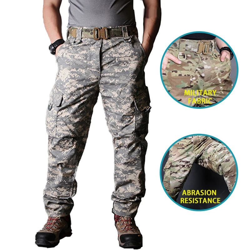 
 Уличные Водонепроницаемые Военные боевые штаны Emersongear Crye Precision, Тактическая Военная униформа, камуфляж  