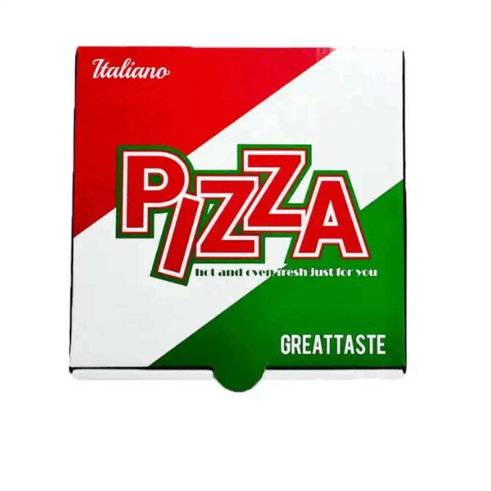 Оптовая продажа пиццы на заказ с логотипом разного размера флейта для гофрированная картонная коробка