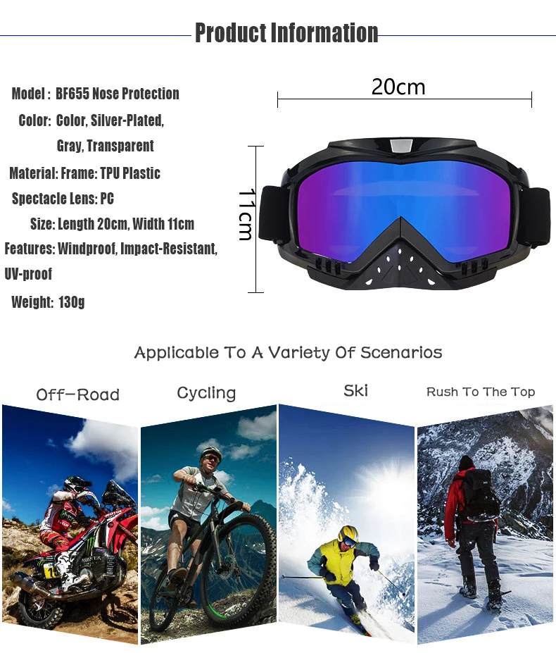 Professional Motorcycle Glasses Mask Mx Custom Motocross Goggles For Helmet