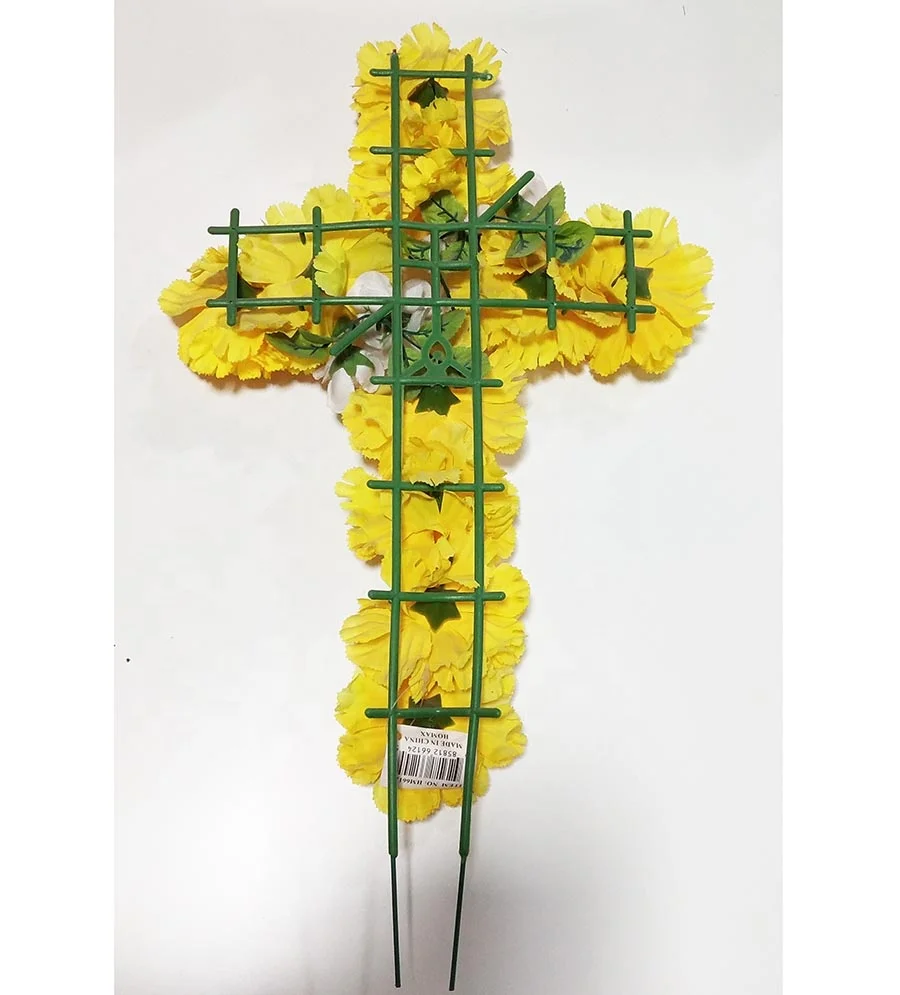 
2020 Cross decoration artificial funeral cross cemetery decoration 