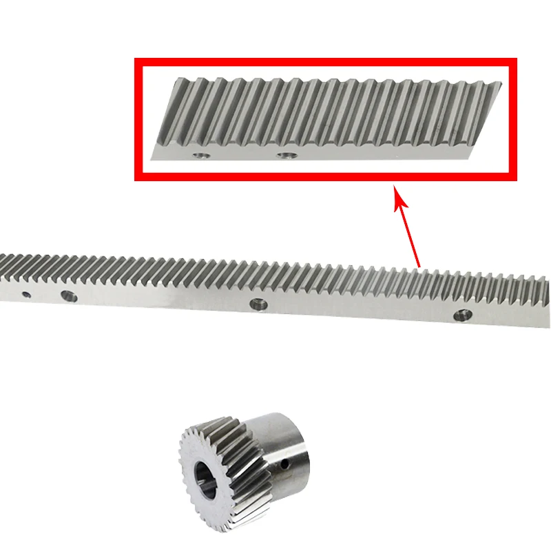 Реечный рулевой механизм, зубчатая рейка из нержавеющей стали, жесткая зубчатая рейка, обработанные изделия