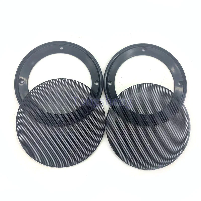 4 inch Black Tweeter Speaker/Subwoofer Speaker Grill Mesh Enclosure Net Bass Protective Cover DIY Speaker Accessories