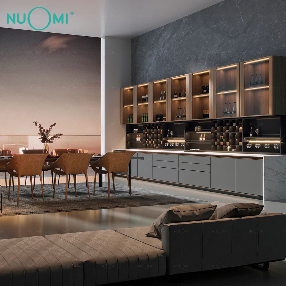 NUOMI Common Series Built-In Flanged Lampshade Style Color Temperature Adjustable Life for 70000 Hours Home Smart LED Light Bar