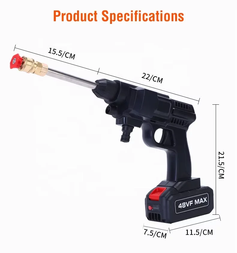 factory wholesale car wash flush the wall and floor handheld watering flower spray tool high pressure cleaning gun