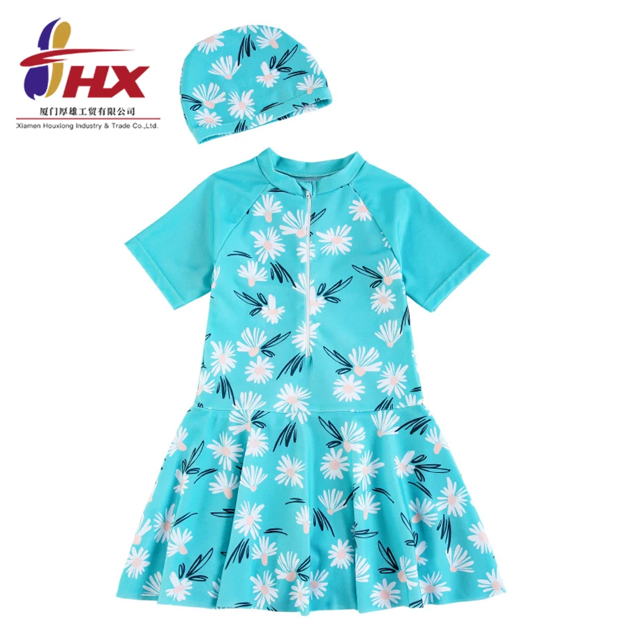 2023 New One Piece Kids Swimsuit Custom Bathing Suit Baby Girls Tankini Swimsuits Children Swimwear