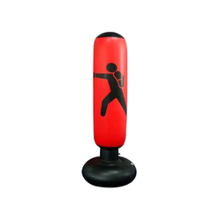 Three Color Inflatable Kick Boxing Punching Bag Free Standing