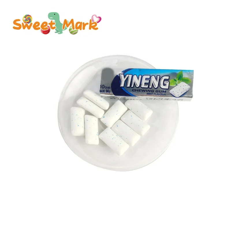Halal candy crispy skin chewing gum fresh breath fruit bubble gum
