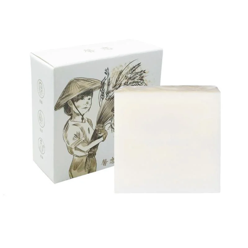 Wholesale Cheap OEM Custom Handmade Whitening Rice Milk Facial Bath Shower Soap
