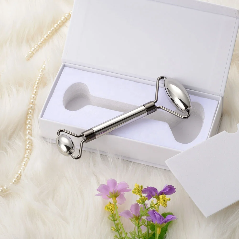 Wholesale metal Jade Facial Massage Roller Facial Roller for Face
