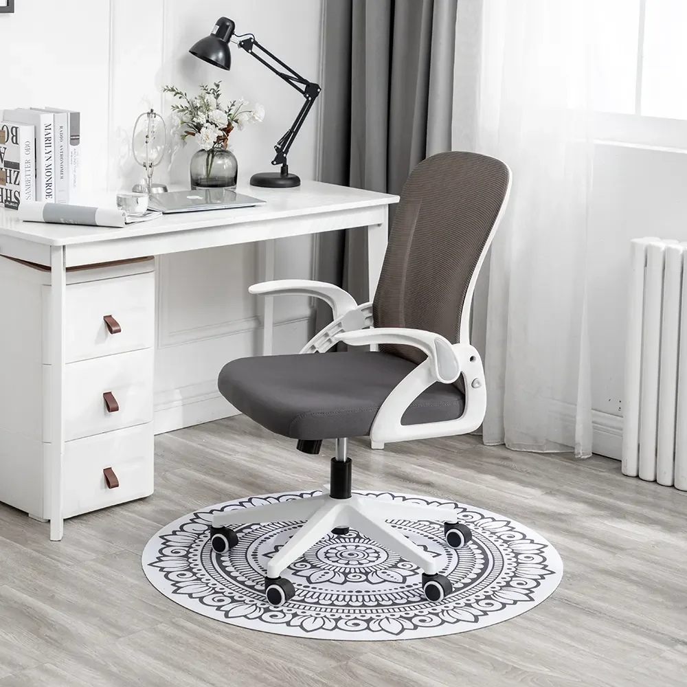 High Quality 2D Big Curved Headrest Gamer Desk Office Mesh Chair Fabric Material for Home & Kids Use