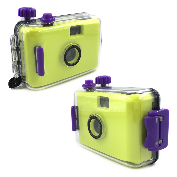 Fashion popular cheap reusable colorful plastic35mm film camera lomo