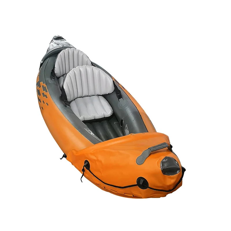 WELFUN Double Inflatable Kayak Inflatable Canoe with Paddle and Pump
