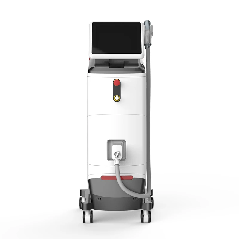 Permanent painless big spot size 15mm*30mm triple wavelength diode laser hair removal for sale