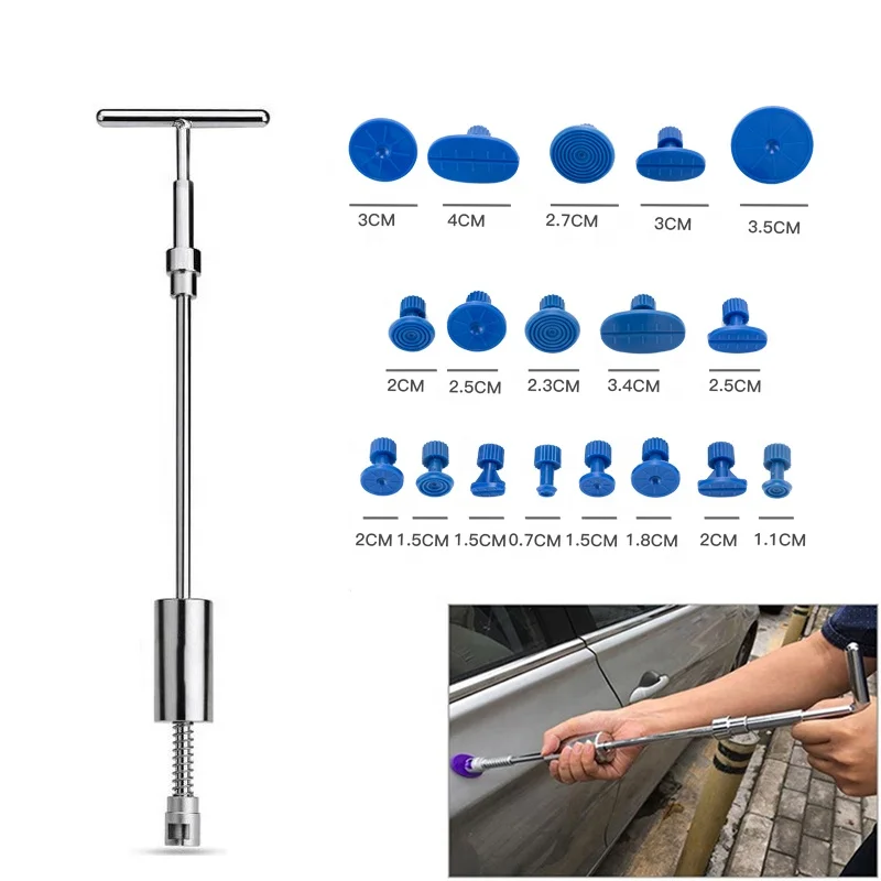 Набор для ремонта кузова автомобиля, инструмент для удаления вмятин на присоске