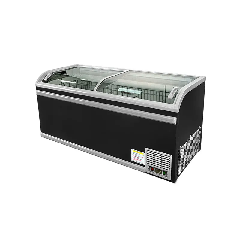 Hot sales Island Freezer Chest Freezer Supermarket Ice Cream Chest factory price