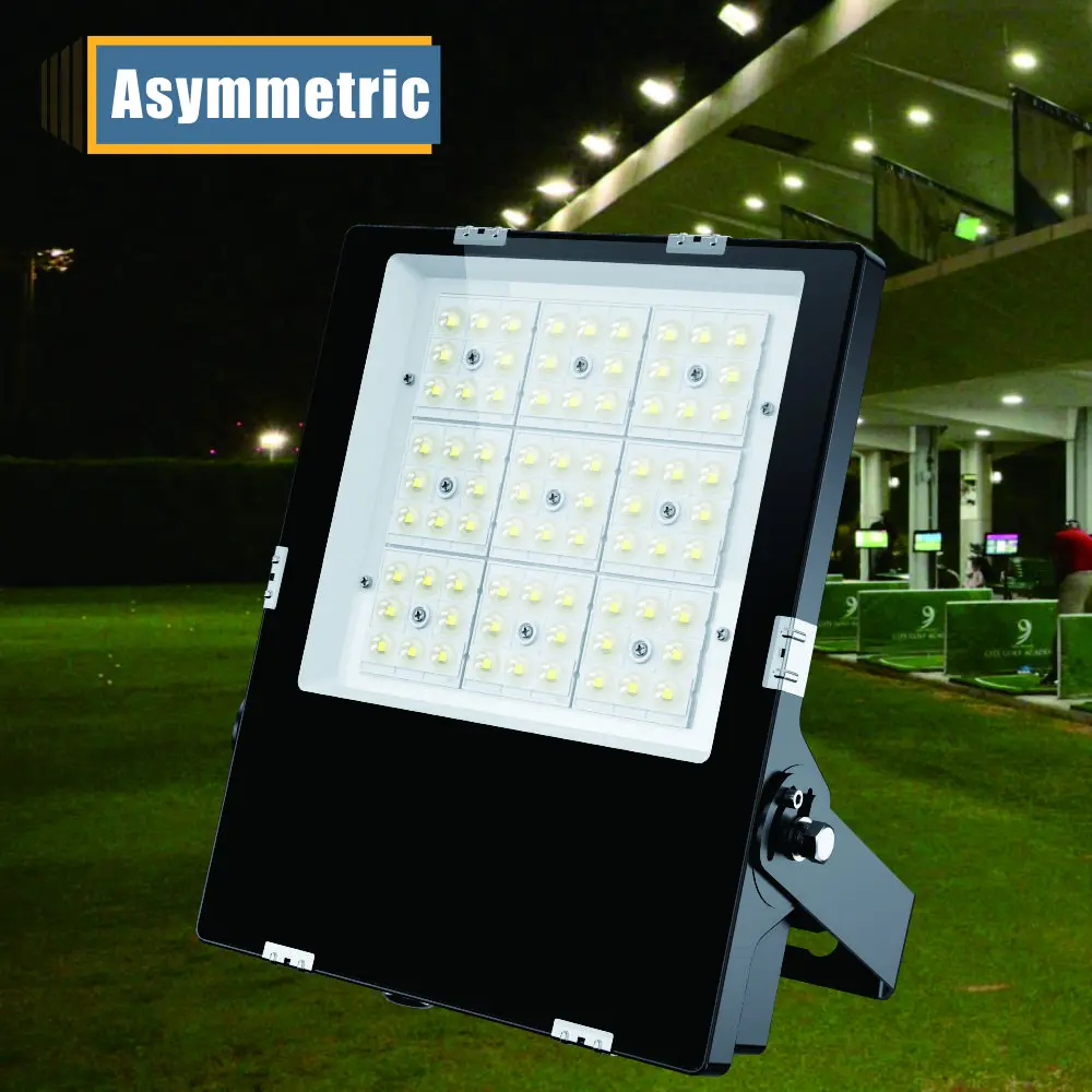 Led Flood Light Factory Price 150w 100-277Volatge 22500lm P45Degree IP66  Low Spill Light  5  Years Warranty