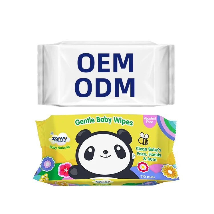 Натуральные детские салфетки 70 листов