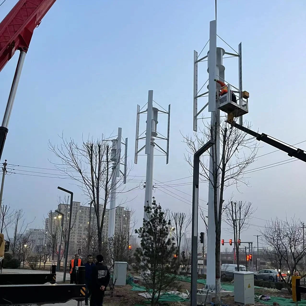H Type Vertical Wind Turbine 48V 220V 3KW 4KW 5KW Wind Turbine Generator for farm