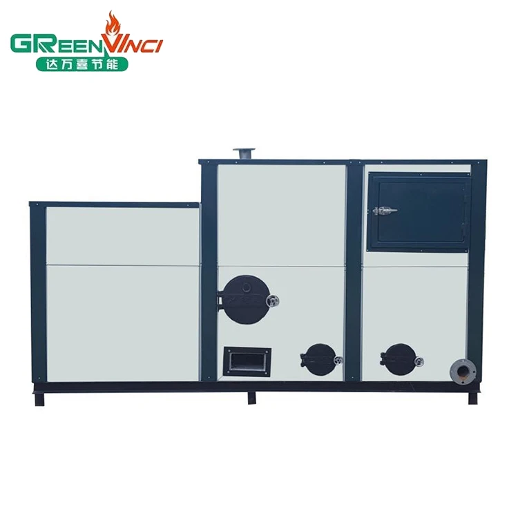 Greenvinci wholesale energy saving Atmospheric pressure automatic small wood pellet winter hot water boiler for bath house