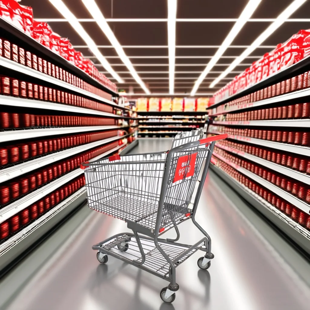Sam Supermarket Metal Large Shopping Cart Trolley Shopping Trolleys & Carts