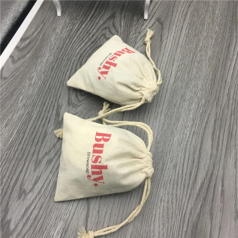 Изготовленный На Заказ муслиновый Хлопковый мешок для мыла на шнурке