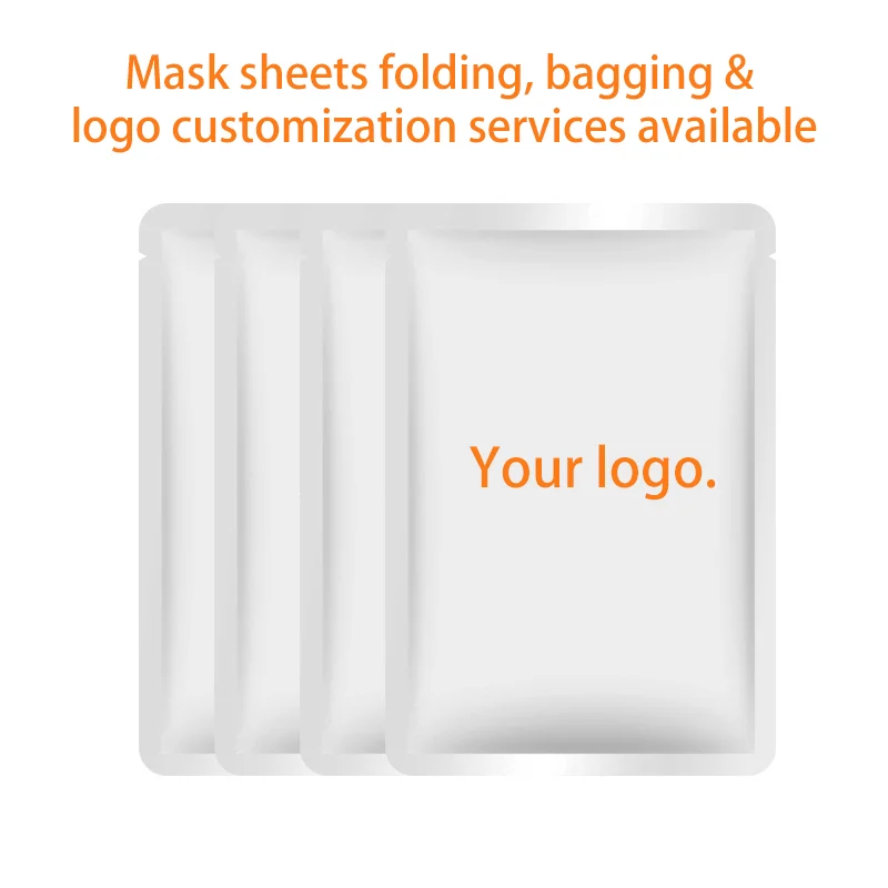 Wholesale Customize Organic Mask Sheet Fiber Silk Feeling fabric mask paper material
