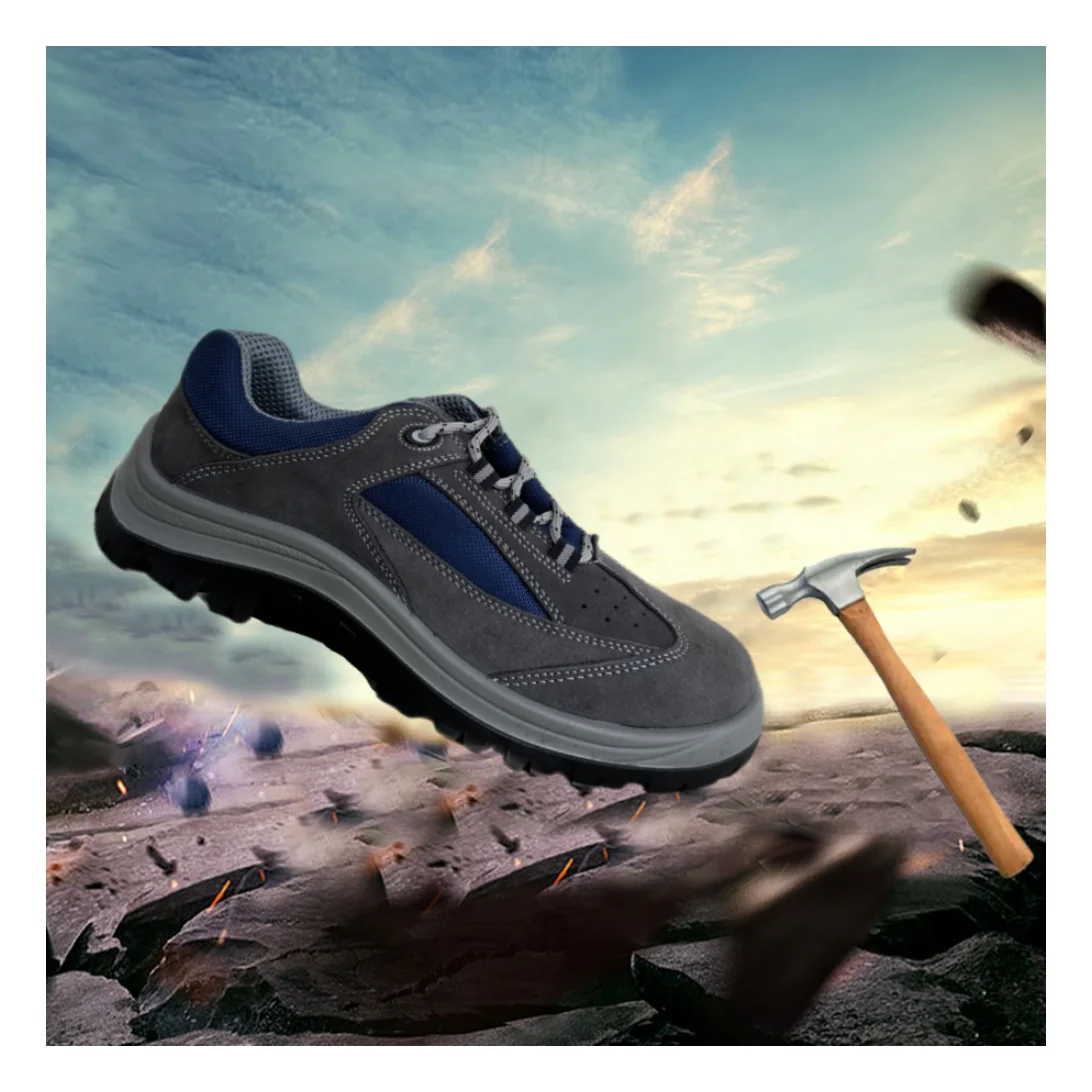 2023 модная Антистатическая обувь, водонепроницаемая Нескользящая кожаная защитная обувь со стальным носком для мужчин, тяжелая промышленность