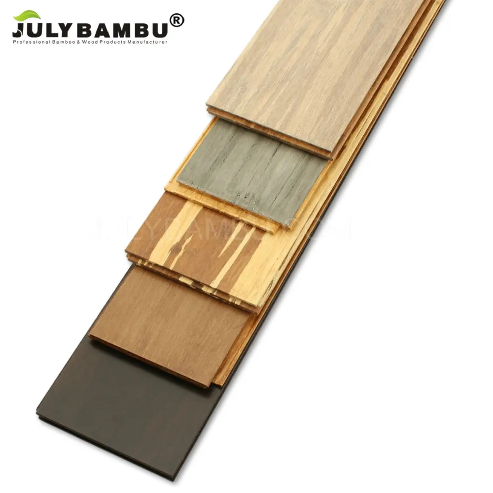 High Quality Bolon Beautiful Strand Woven Bamboo Carbonized Bambu Wood Flooring For Balconies Terraces Pavilions