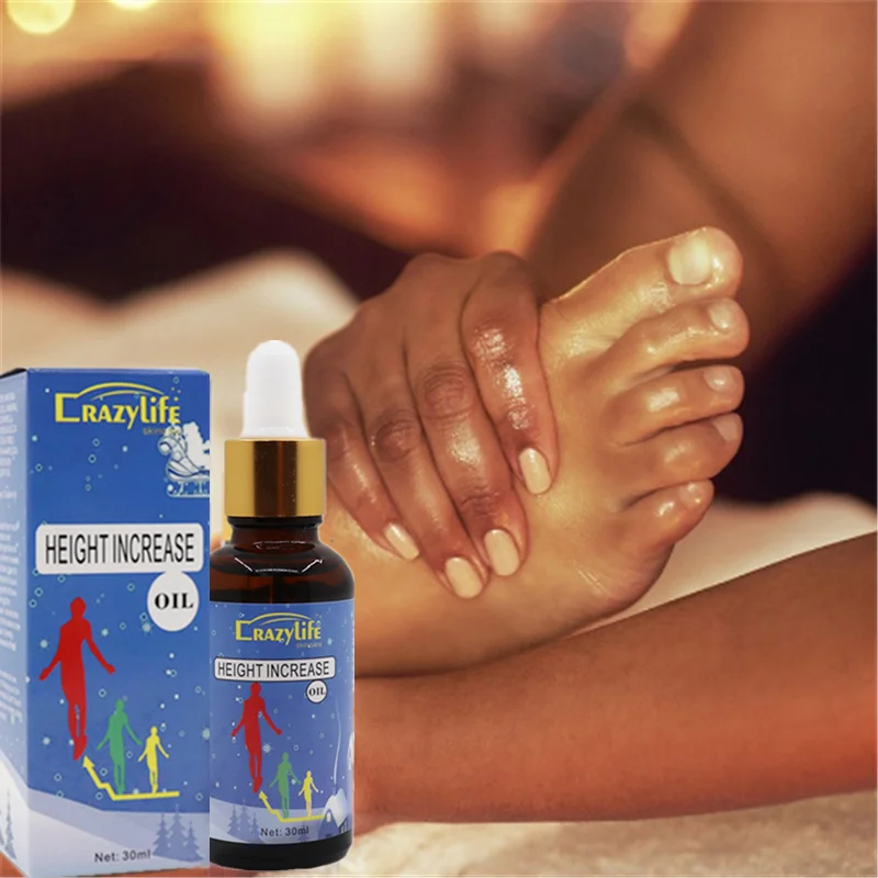 Height Increasing Oil Medicine Body Grow Taller Essential Oil Foot Health Care Products Promos Bone Growth 30ml