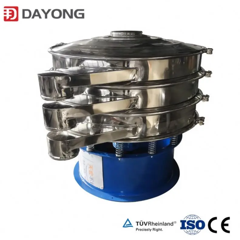 2 layer automatic food grade vibrating grading sieve for salt