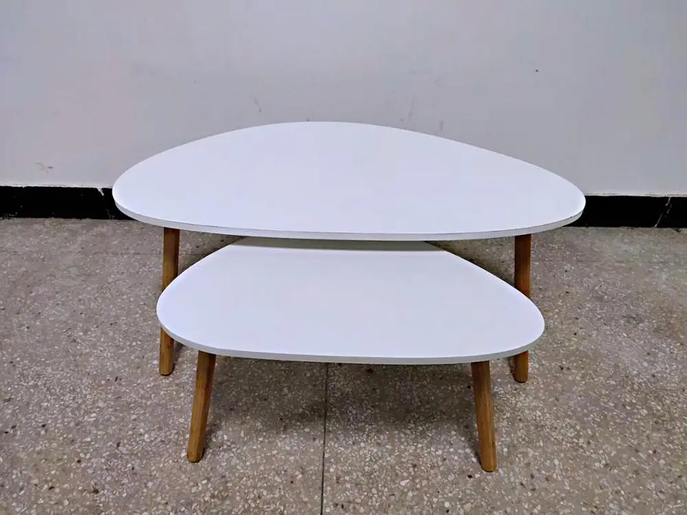  New Design Modern Style MDF Wood Hotel Coffee Tables For Living