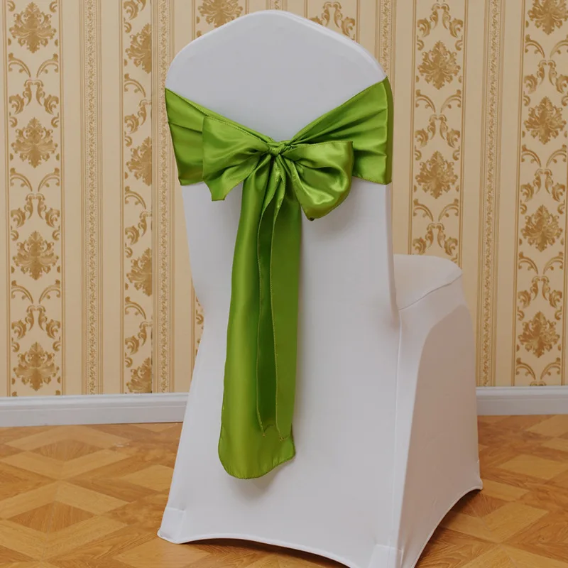 Banquet Chair Sash Bow Satin Chair Sash Blush Pink Sequin Chair Sashes
