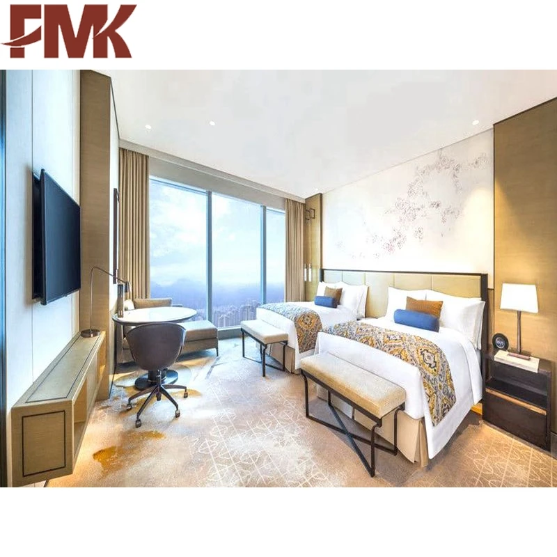 FMK Brand Commercial Furniture 5 Star Customized Hotel Bedroom Furniture Set Modern