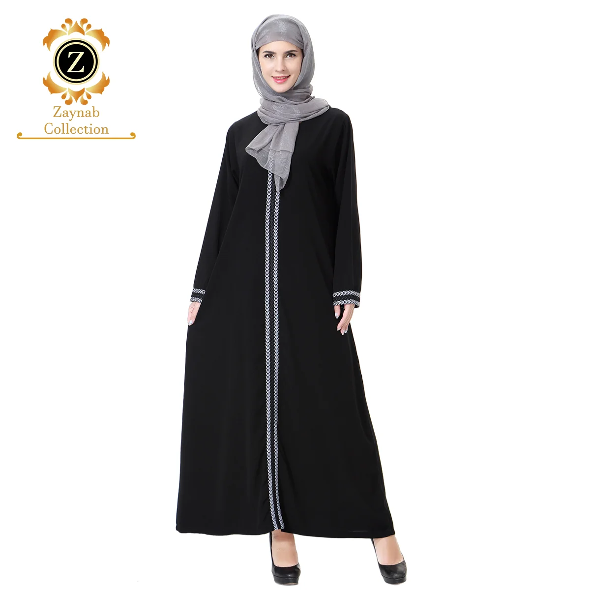 Zaynab Women Abaya Muslim Dresses Wholesale Kaftan Designs Muslim Wedding Dress Hijab Abaya Women Muslim Dress Dubai Abaya