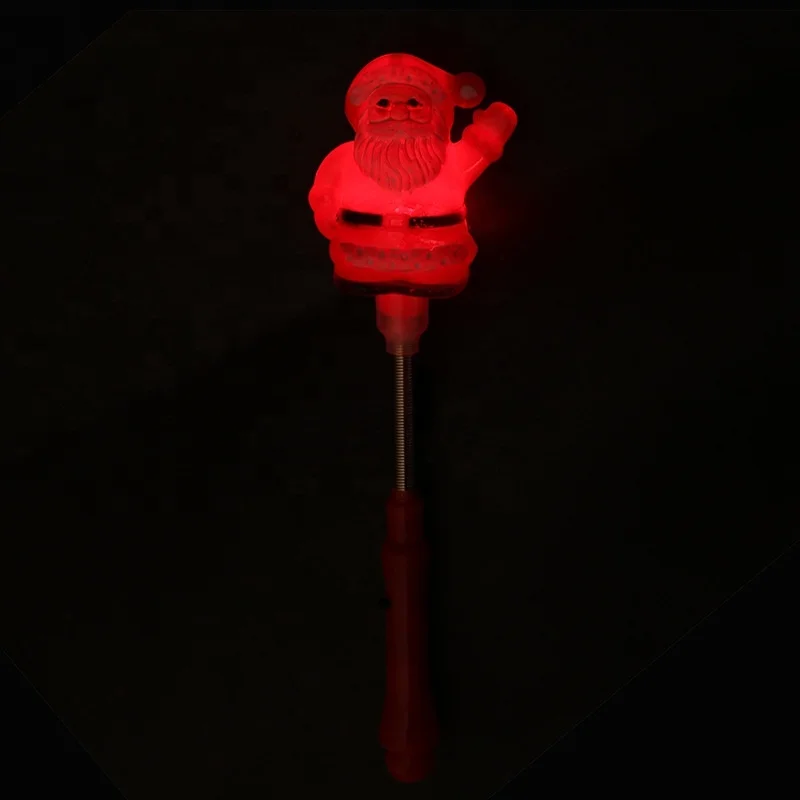 Kids Toy Light Party Gifts Flash Elk Snowman Christmas Tree Santa Spring LED Stick